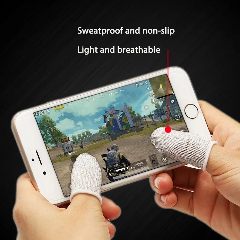  1 Pair Pubg Mobile Finger Stall Sensitive Game Controller Sweatproof Breathable Finger Cots Accesso