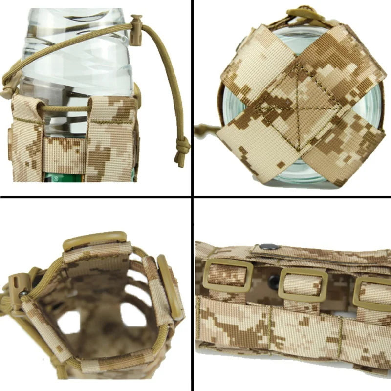 0.5L-2.5L тактический Molle бутылка для воды Чехол Оксфорд военный чехол для фляги кобура Открытый путешествия чайник сумка с системой Molle