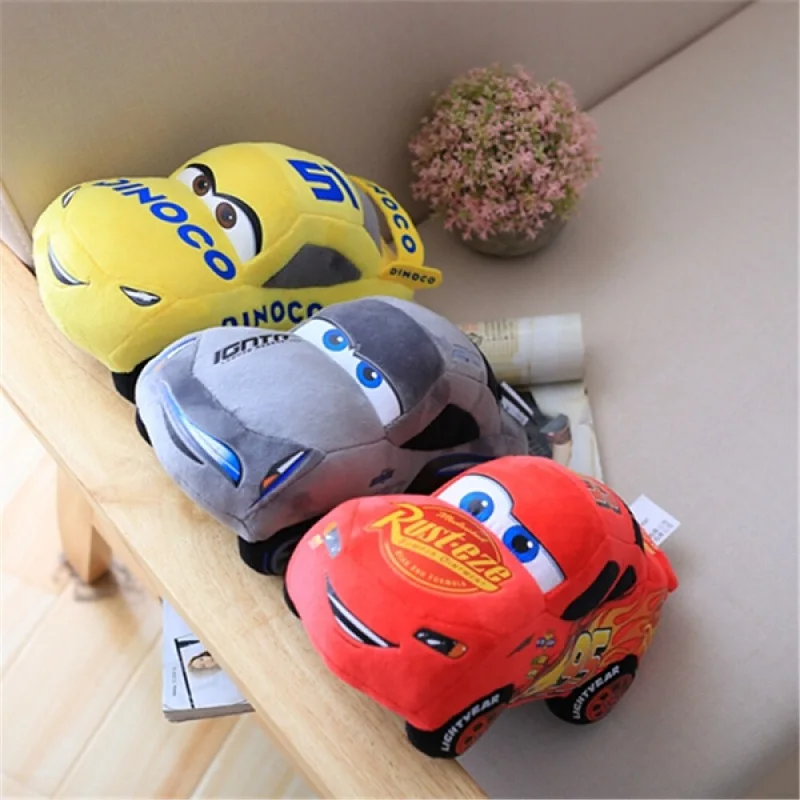 Мягкие игрушки дисней плюшевые игрушечные машинки Lightning McQueen имитация гоночных