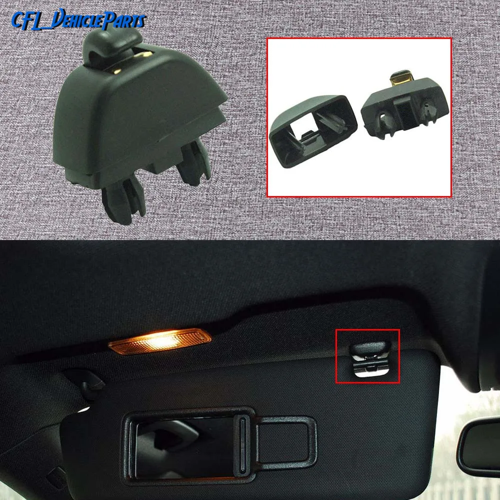 Черный солнцезащитный флип 4F0857561 для Audi A6 2005 2014 allroad quattro A7 Sportback A8 S6 S8 Quattro RS6 Seat Leon