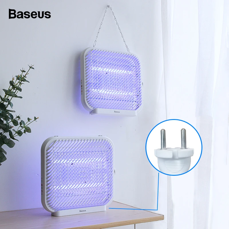 BASEUS UV USB Light Mosquito Killer Электрический комаров Killer лампа Фотокатализ немой домашний светодиодный ловушка для насекомых Zapper ловушка без излучения