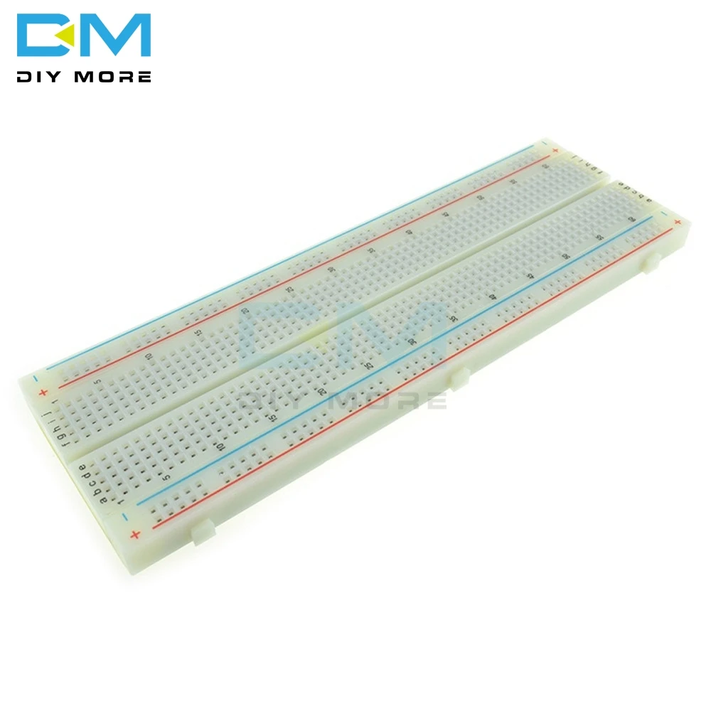 

MB102 Breadboard 830 Tie Points Holes Universal Solderless PCB Breadboard Mini Test Protoboard DIY Bread Board
