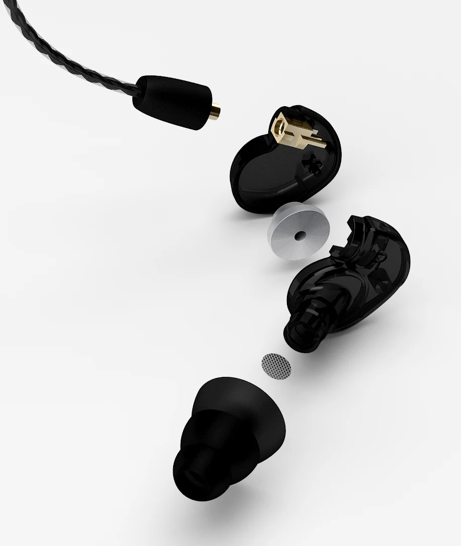 Moxpad X6 In-ear sport Earphones with Mic Bass Hifi Headset MMCX Cable