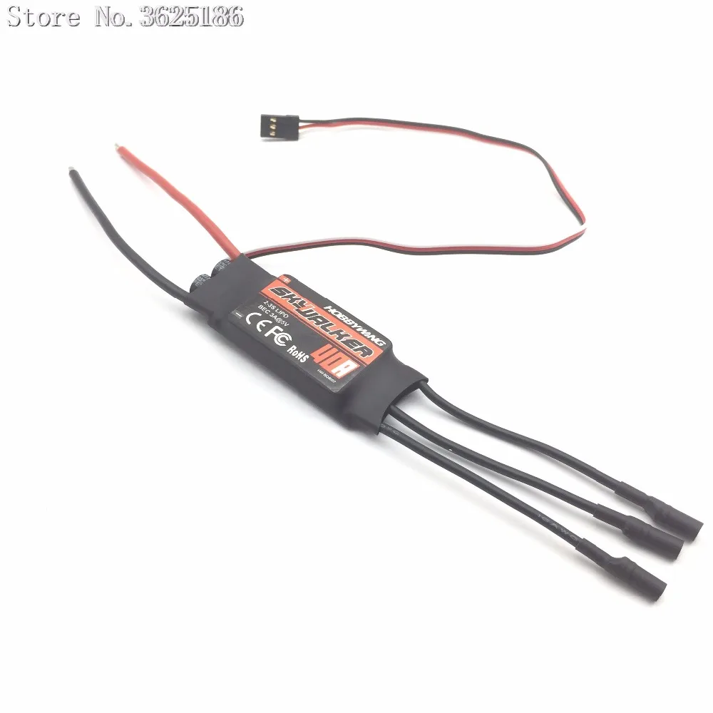 1pcs 100% Original SkyWalker Brushless ESC 40A With BEC 2-3S For RC Quadcopter Parts airplane | Игрушки и хобби