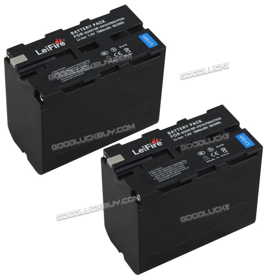 

2 x Battery for NP-F970 NP-F960 CCD-SC CCD-TR CCD-TRV 7900mAh