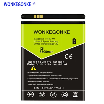 

WONKEGONKE For Doogee X6 / X6 PRO Battery High quality mobile phone battery with tracking number