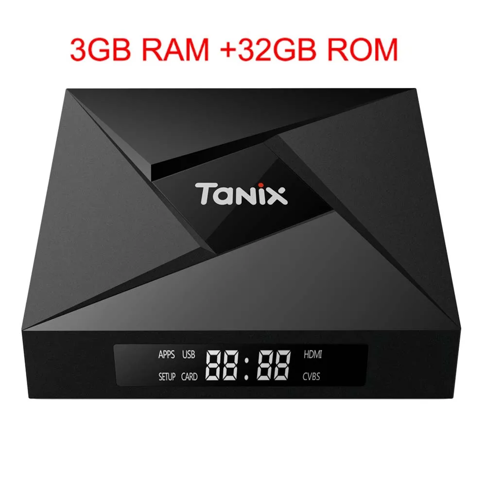 Оригинальный tanix TX9 Pro ТВ Box Android 7 1 3 ГБ + 32 Amlogic S912 Octa Core Bluetooth 4 1000 м LAN Pk M8S Кии Декодер