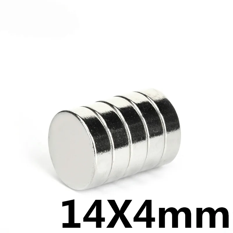 10 шт. неодимовый магнит 14x4 мм N35 маленький диск круглые супер сильные магниты 14*4 мм мощный редкоземельный неодимовый магнит s 14x4 мм