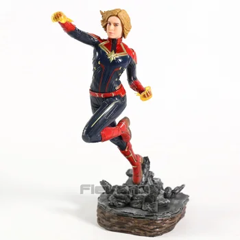 

Marvel Avengers Endgame Captain Marvel Carol Danvers PVC Figure Statue Collectible Model Toy