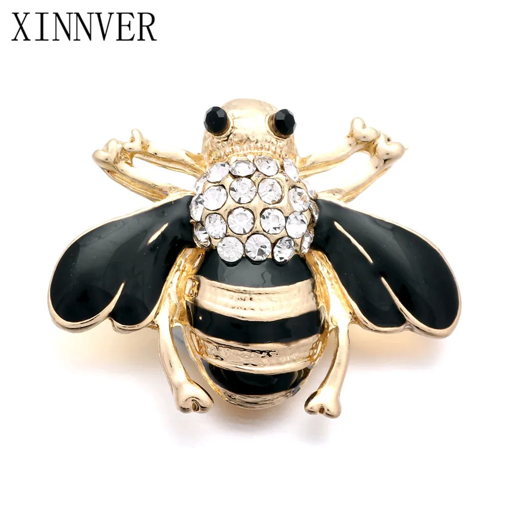 

10Pcs/lot DIY Big Style 18mm bee Snap Buttons Interchangeable Jewelry Accessory Charm Snap Jewelry For Bracelet