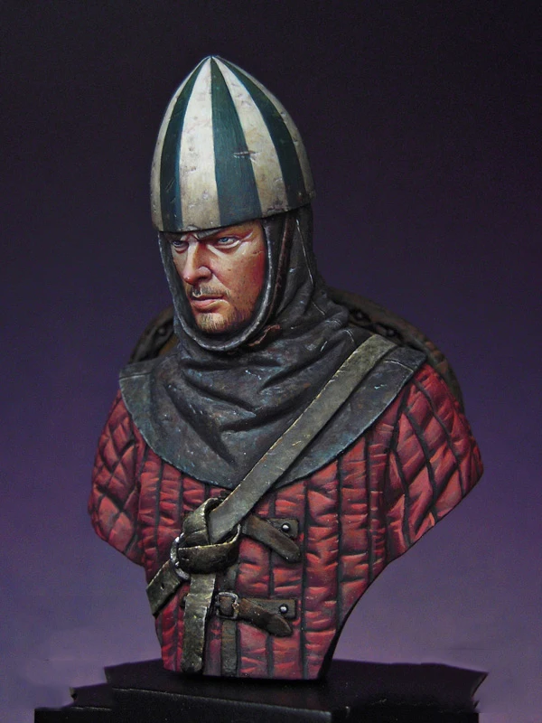 

Free Shipping 1/16 Scale Unpainted Resin bust Norman Warrior collection bust