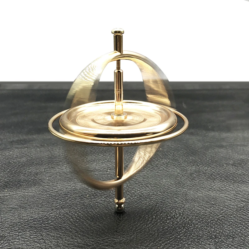 Metal gyroscope Anti gravity Science and education toy rotation balance
