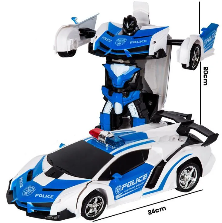 2In1 RC автомобиль спортивный трансформации модели роботов дистанционного