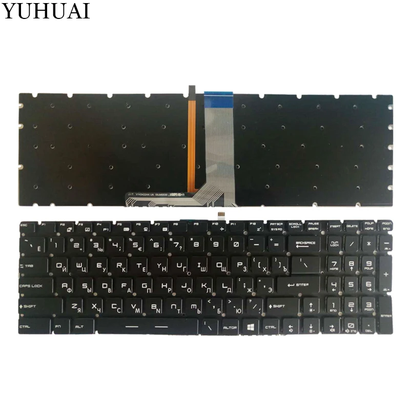 

NEW Russian laptop keyboard For MSI GS63 GS63VR MS-16K2 GS63VR 6RF GS63VR 7RF RU keyboard