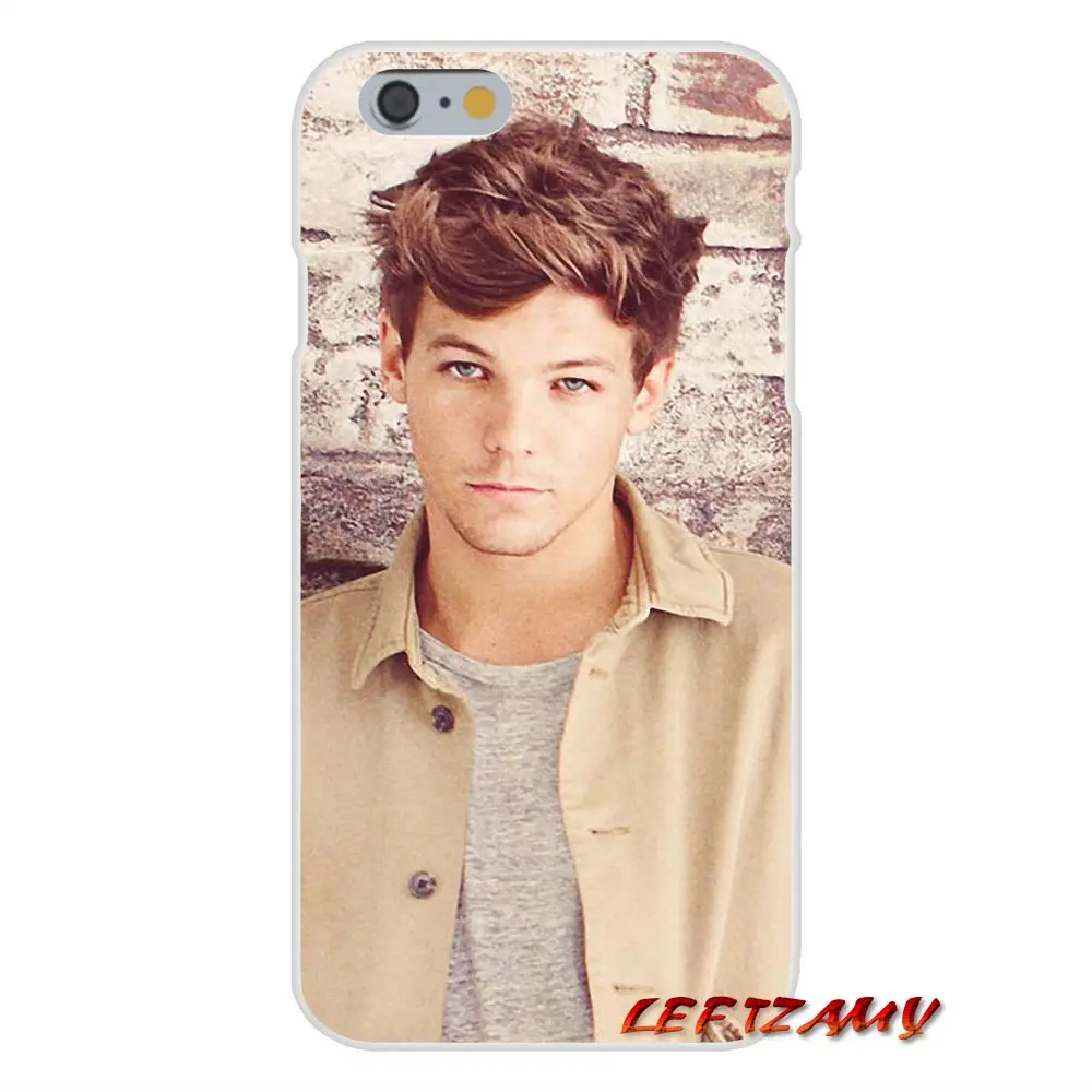 For iPhone X 4 4S 5 5S 5C SE 6 6S 7 8 Plus Accessories Phone Cases Covers One Direction 1d Louis Tomlinson