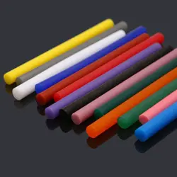 14 шт. 7x100 мм термоплавкий клей-карандаш смешанный цвет 7 мм вязкость для рукоделия игрушка Ремонт Инструменты