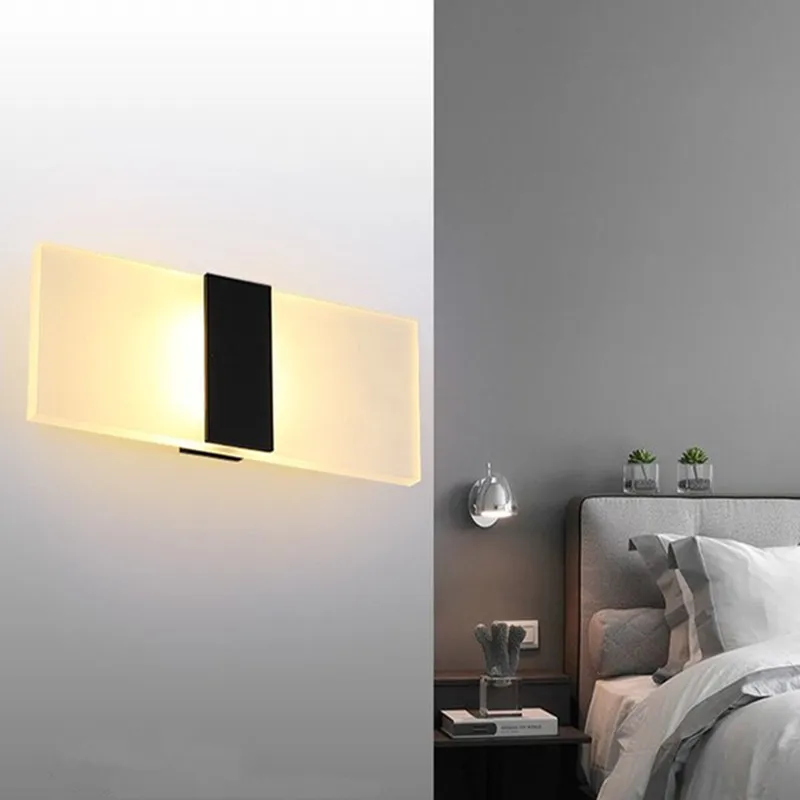 Modern LED Wall Lights Acryl Bedroom Restroom Living Room Indoor Wall