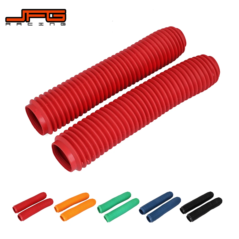 

FORK ANTI-DUST COVERS GAITERS BOOTS CR125 CR150 CR250 CR500 CRF230 CRF250R CRF250X CRF450R CRF450X DIRT BIKE MOTOCROSS RED