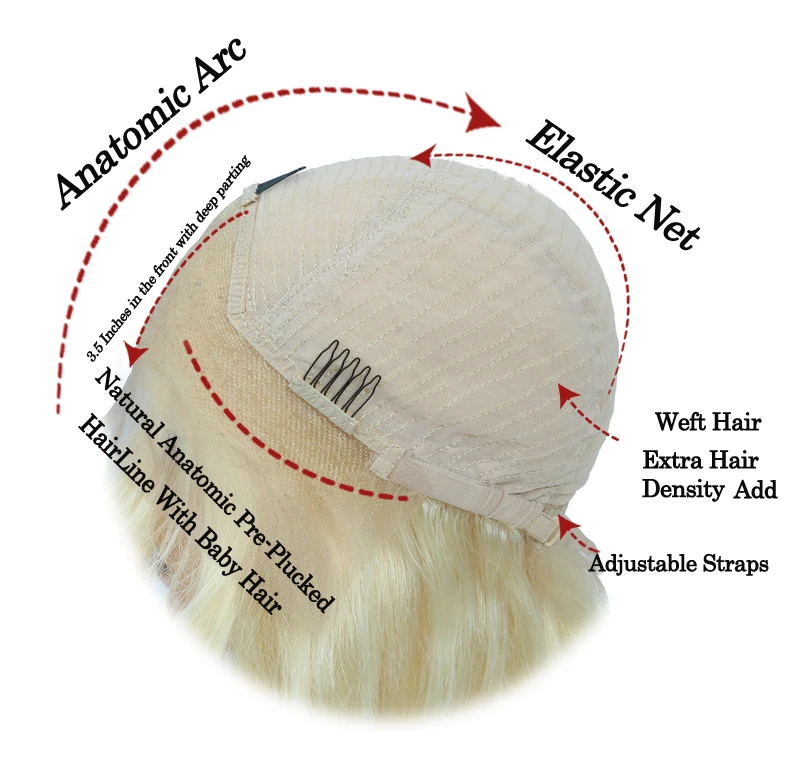 QueenKing волос Синтетические волосы на кружеве парик 180% светлые волосы Ombre 1B/613 боб парик шелковистая прямая предварительно выщипать