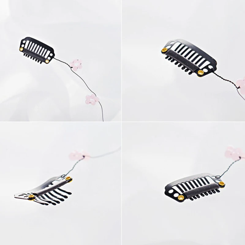 Fashion Streamline Hairpins Headdress Flower Pear Hair Braid Clip For Girls Women Jewelry Crystal Decorative Hair Braided Fashion Streamline Hairpins Headdress Flower Pear Hair Braid Clip For Girls Women Jewelry Crystal Decorative Hair Braided