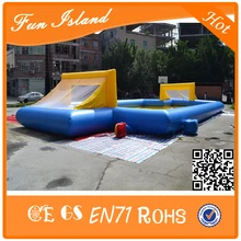 Большой открытый надувные Мыло Футбол поле/Футбол поле для продажи