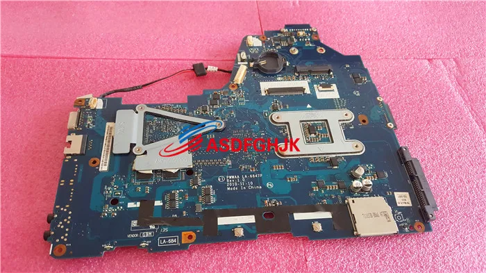محمول لوحة أم لأجهزة توشيبا الأقمار الصناعية C660 K000114920 PWWAA LA LA-6847P PGA 988A DDR3 الرئيسية مجلس 100% الكمال العمل