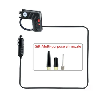 

Handheld Car Auto Electric Air Compressor Tire Inflator Pump Portable 12V With Cigarette Lighter Plug And 3 meters Power Cord