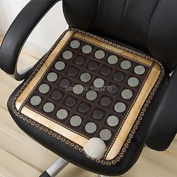 

Far infrared health care germanium electric vibrating heated chair cushion sofa jade cushion chair 45X45CM