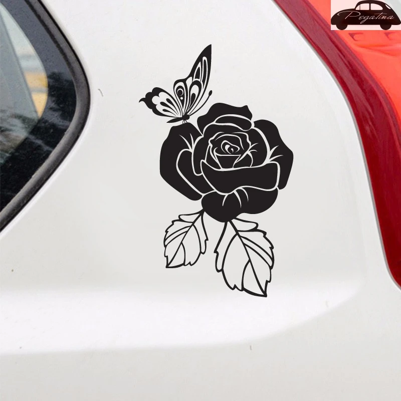 Цветок бабочка наклейка автомобиля Наклейка плакаты виниловые наклейки на стены