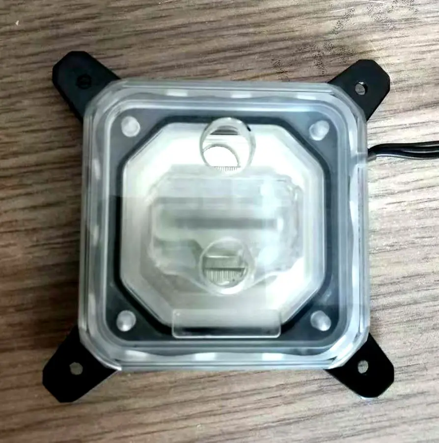 

RBG X99 transparent acrylic CPU waterblock 0.4MM microcutting micro waterway for Intel 2011-V3, P/N: LTYK3X-04