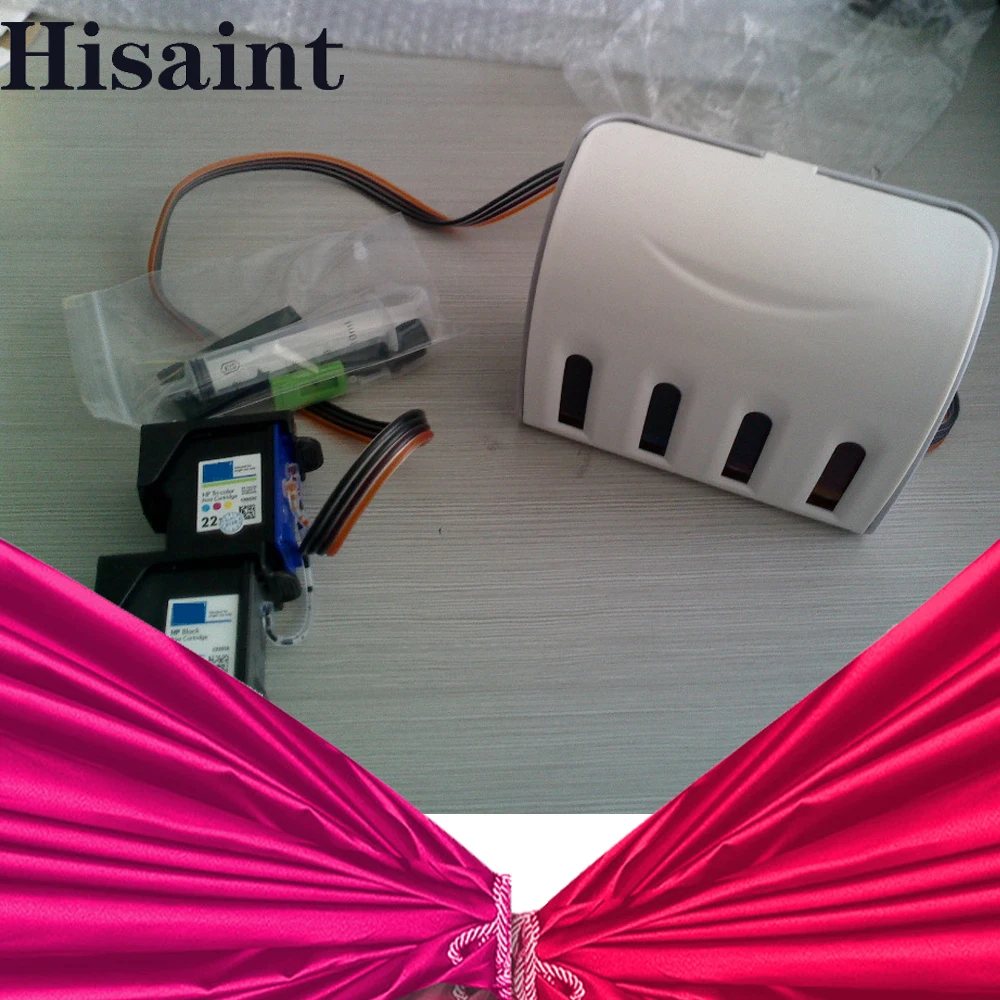 

Hisaint CISS for hp 21 22 ,Continuous Ink System used for Hp Deskjet 3910 3920 3930 3940 D1311 D1320 officejet 4315 Deskjet F380
