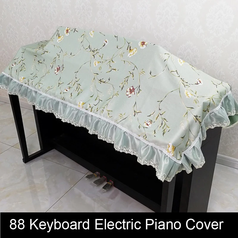 88 Keys Digital Piano Keyboard Cover Universal Lace Full Cover Electronic Instrument Cover Dustproof Dirt Proof Protector (1)
