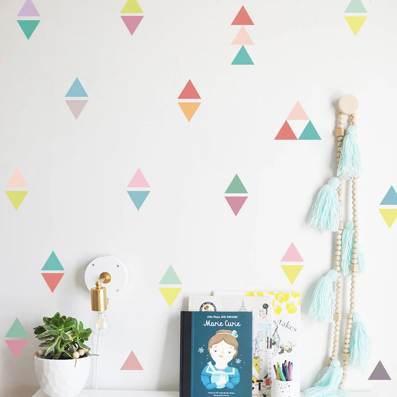 Tofok 18 шт./компл. мультфильм, милые настенные наклейки детская комната стены наклейки Nordic простой Стиль домашний декор Лидер продаж