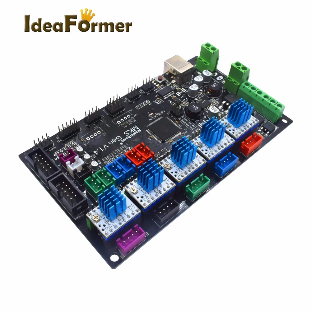 Запчасти для 3D принтера MKS Gen V1.4 плата управления Mega 2560 R3 Материнская RepRap Ramps1.4 +