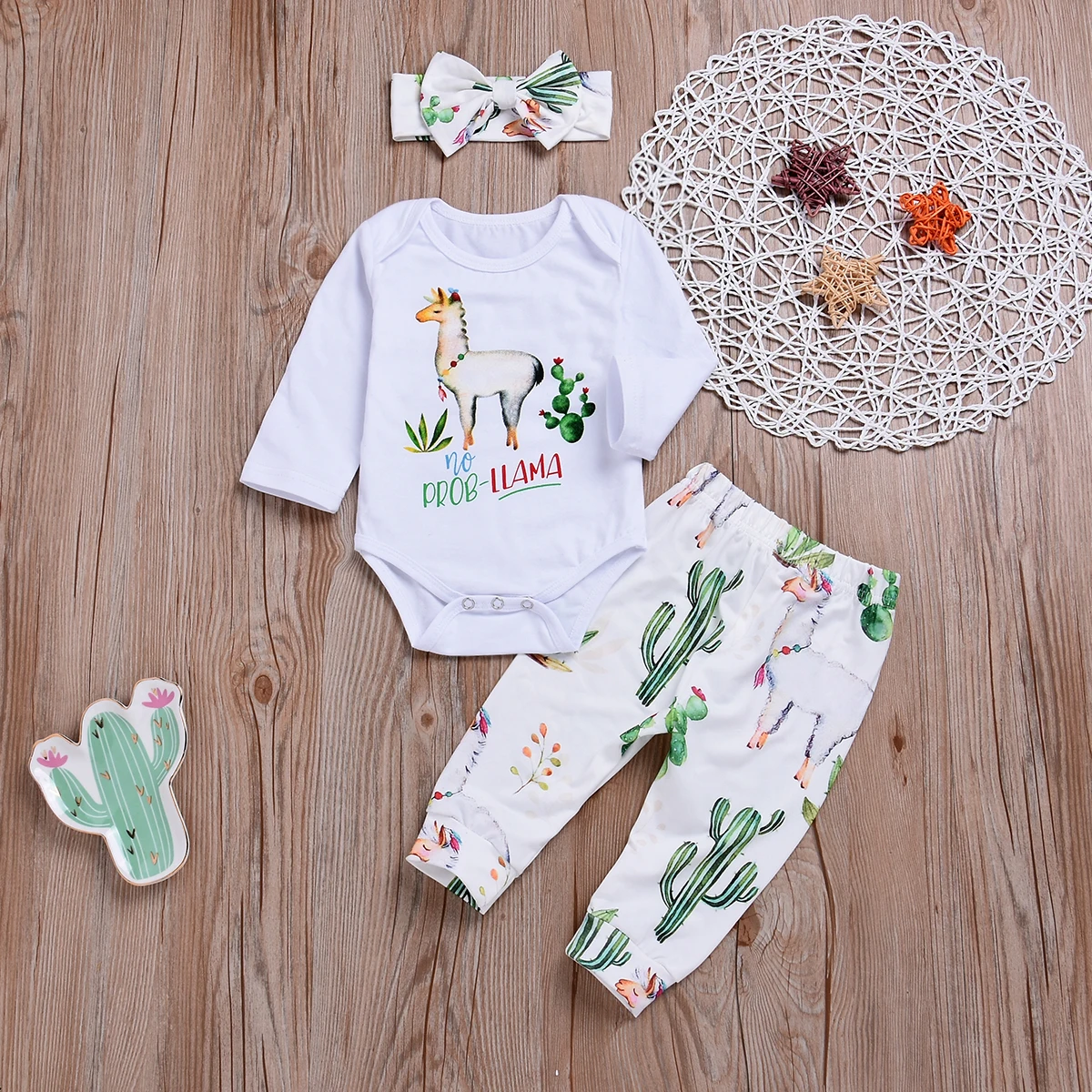 Комплекты одежды с цветочным принтом для новорожденных девочек, комбинезон, боди, топы, штаны с длинными рукавами, повязка на голову, 3 предмета, одежда для маленьких мальчиков 0-24 месяцев