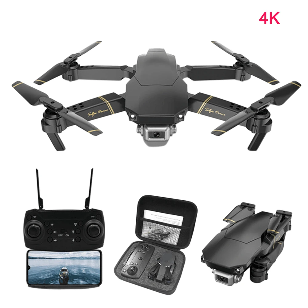 

FPV WIFI APP Control Drone 1080P 4K HD Camera Altitude Hold Remote Control Drones Portable Folding HD With Storage Bag