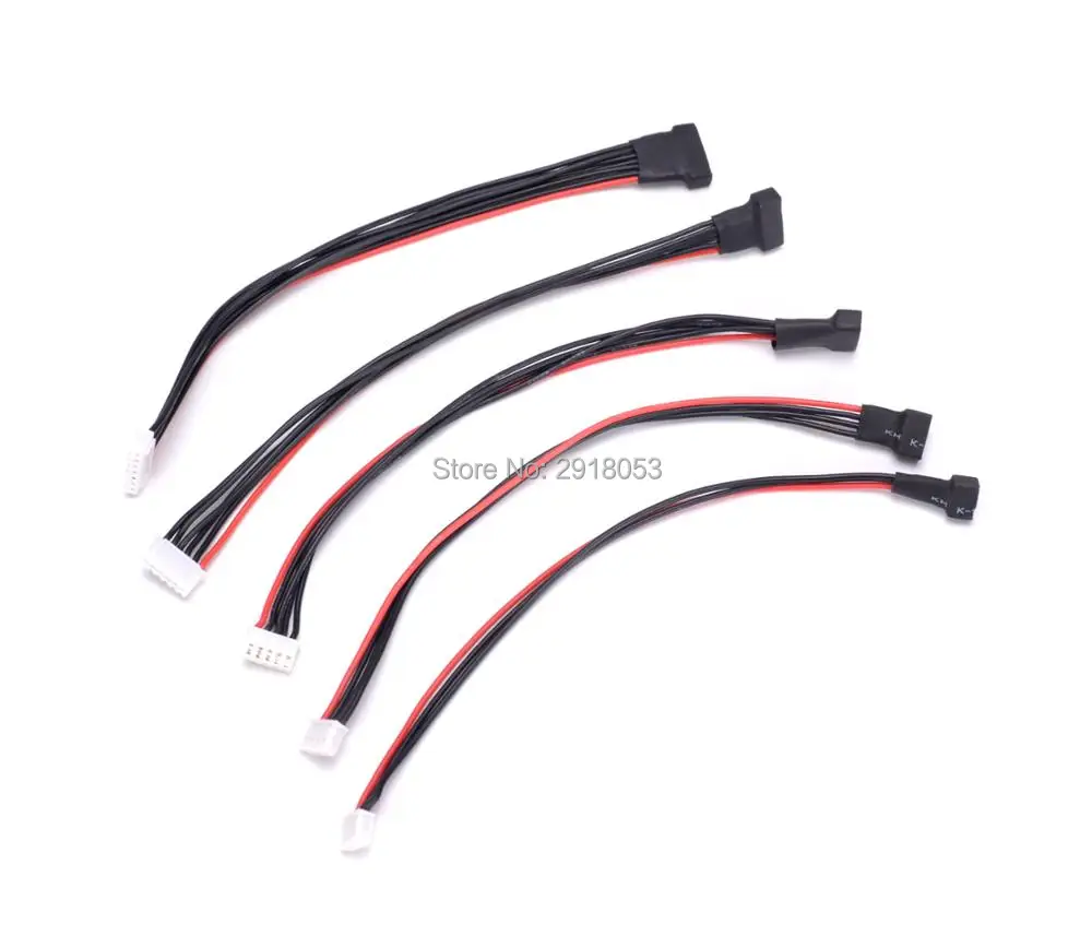 

20cm 22AWG Li-Po Battery Balance Charging Extension Wire Cable cord 2S 3S 4S 5S 6S For RC Lipo battery 10pcs/lot