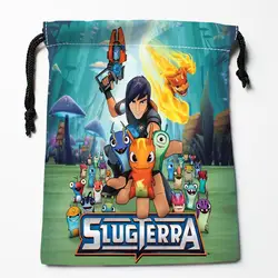 Новое поступление Slugterra Drawstring сумки на заказ сумки для хранения Подарочные мешки с принтом более размеры 27x35 см DIY ваша фотография