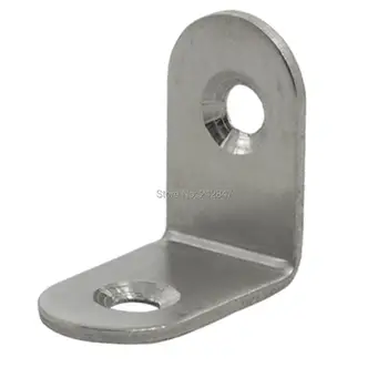 

5 Pcs Furniture Hardware 1" x 1" 90 Degree Right Angle Brackets