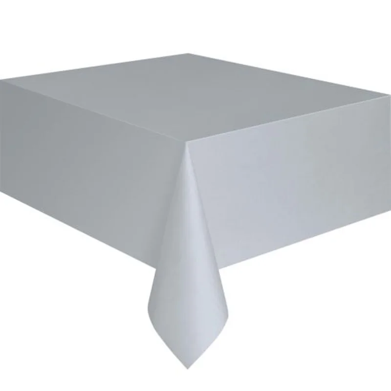 Прямоугольник Пластик одноразовые Скатерти крышка вечерние свадебные Tablecovers