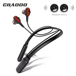 CBAOOO DT800 беспроводные наушники Bluetooth Шейным спортивные наушники стерео бас гарнитура громкой связи с микрофоном для всех телефонов