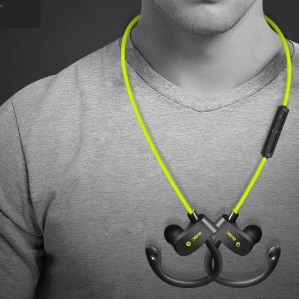 SCO Ear hook Design Sweatproof Mic Wireless Bluetooth 4 1 Earphones Stereo Headphones For iPhone For Other Android Phones