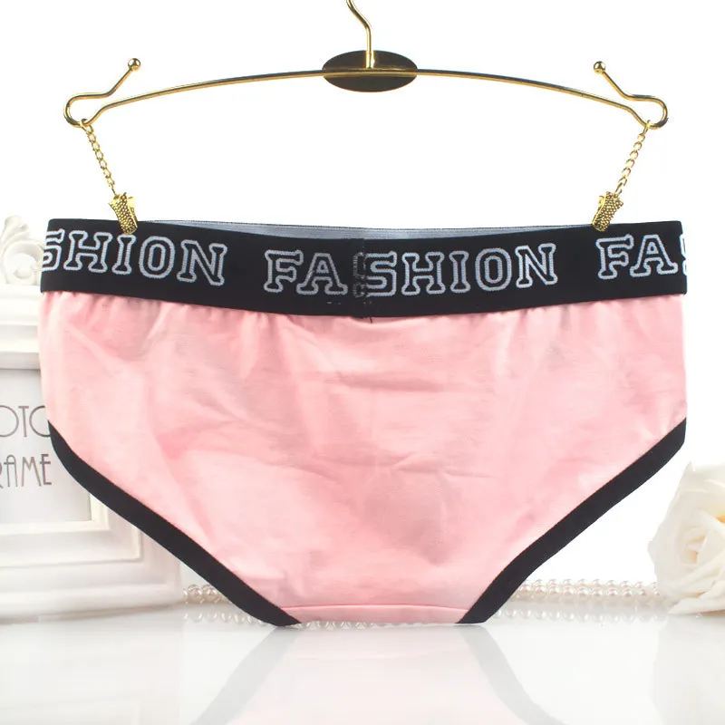 2018 New Brand Fashion Sexy Briefs Women's 100% Cotton Breathable Panties Underwear Women (12)