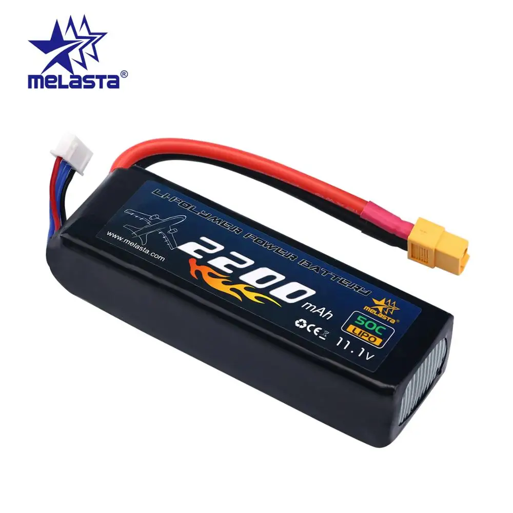 Melasta 3S 2200mAh 11 1 V 50C софтбокс LiPo аккумулятор с штепсельной вилкой XT60 для RC гоночных