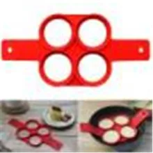 4 полости производитель блинов продукт фантастический быстрый и простой способ сделать идеальный инструмент для приготовления пищи силиконовая форма для яиц блинов