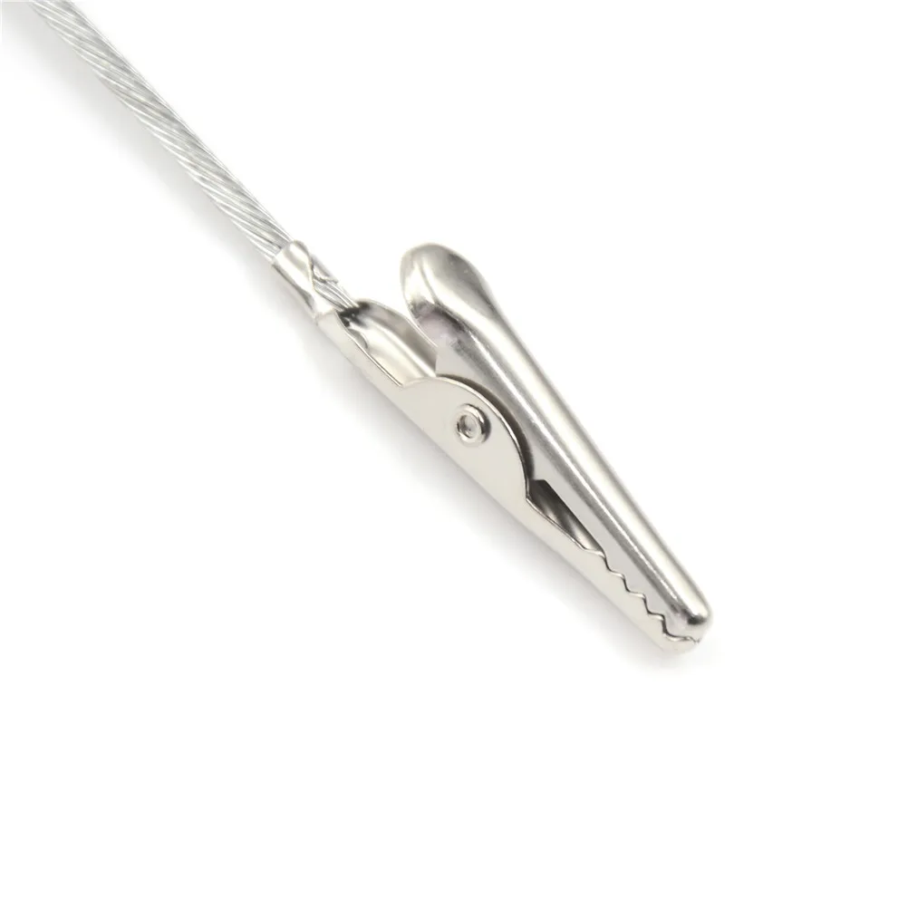 10pcs Non-insulated Metal Electric Wire Test Crocodile Clamp Alligator Clips 11cm length