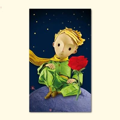 Картина по номерам художественная краска по номерам Маленький принц мультфильм Аниме игра простота мультфильм живопись раскраска взрослый ручной рисунок - Цвет: 2397