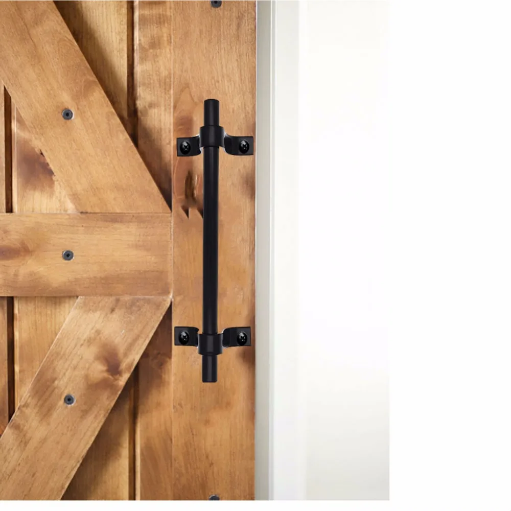 LWZH раздвижная ручка двери сарая, шкаф со сдвигающимися дверьми ворота шкафа Ручка на дверь шкафа набор 20 см(гладкая поверхность
