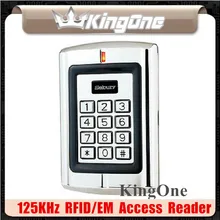125 кГц ID/EM металлический корпус RFID считыватель контроля доступа двери с 1000 пользователей клавиатуры пароль, автономный считыватель контроля доступа