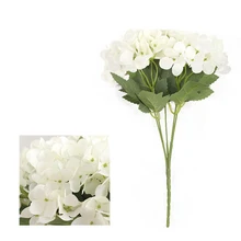 Светильник фиолетового и зеленого цветов, сине-белые светильник Розовые Желтые праздничные платья для свадебного торжества; Road привести макет искусственный цветок 5 головок гортензия украшения дома